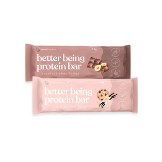 Each bar is crafted with carefully selected ingredients to bring you a rich, indulgent snack that supports your wellbeing during your day.